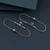 Silver color oxidised anklet