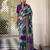 Lightweight Luxury Printed Polyester Viscose Chanderi Saree