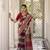 Lightweight Luxury Printed Polyester Viscose Chanderi Saree