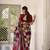 Lightweight Luxury Printed Polyester Viscose Chanderi Saree