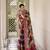Lightweight Luxury Printed Polyester Viscose Chanderi Saree