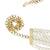 18k gold plated traditional ethnic kundan and stone studded adjustable pearl kamarband/belly chain