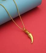 Gold color mala chain necklace