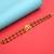Gold color lord shivling rudraksha bracelet