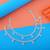 Elegant silver color anklets designed for womenâ€™s traditional and daily wear jewelry