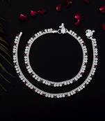 Attractive maroon color anklets crafted for daily wear, parties, and cultural celebrations