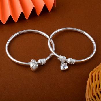 Beautiful silver color kids oxidised anklet designed for children        s fashion jewelry and traditional wear 1