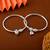 Beautiful silver color kids oxidised anklet designed for childrenâ€™s fashion jewelry and traditional wear