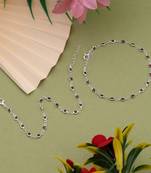 Classic brown color anklet with simple handmade finish for traditional and modern outfits