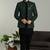 Arruga mens bottel green jodhpuri sherwani indo-western kurta set