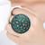 Silver oxidized kundan work designer adjustable finger ring for women 