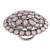 Silver oxidized kundan work designer adjustable finger ring for women 