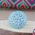 Navratri ethnic silver oxidized turquoise kundan work designer adjustable finger ring for women 