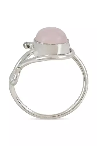 Stylish silver plated latest stylish fashion stone adjustable finger ring for women/girls 