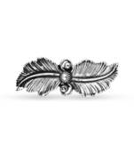 Navratri ethnic silver oxidised adjustable finger ring for women 