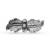 Navratri ethnic silver oxidised adjustable finger ring for women 