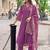 Women Mull Chanderi Embroidered Regular Kurta With Trousers & With Dupatta