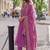 Women Mull Chanderi Embroidered Regular Kurta With Trousers & With Dupatta