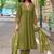 Women Mull Chanderi Embroidered Regular Kurta With Trousers & With Dupatta