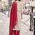 Women Embroidered Straight Kurta With Trousers & Dupatta