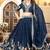 Most Trending Blue Faux Georgette Lehenga Choli With Thread Embroidery