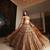 Golden Brown Dori Sequins Embroidery Work Silk Lehenga Choli