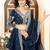 Most Trending Blue Faux Georgette Lehenga Choli With Thread Embroidery