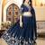 Most Trending Blue Faux Georgette Lehenga Choli With Thread Embroidery