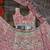 Eilara Women's Pink Thread Embroidered Georgette Lehenga Set