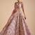 Beautiful Pink Colour Chinon Silk Fabric Multi Thread And Heavy Sequins Lehenga Choli