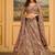 Pink Sequin Dori Embroidered Faux Georgette Lehenga Set