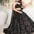 Black Lehenga Choli With Embroidery And Heavy Sequins Work