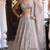 Silver Embroidererd Silk Lehenga Set With Dupatta