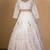Cream Embroidererd Net Lehenga Set With Dupatta