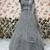 Women's Grey  Embroidered Georgette Lehenga Set With Dupatta
