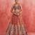 Red Embroidererd Silk Lehenga Set With Dupatta