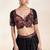 Eilara Women's Black  thread embroidery and sequins work faux georgette lehenga choli