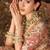 Designer Slub Silk Embroidered Peach Pink Elegance Lehenga Choli With Dupatta