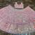 Eilara Women's Pink Thread Embroidered Georgette Lehenga Set