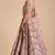 Beautiful Pink Colour Chinon Silk Fabric Multi Thread And Heavy Sequins Lehenga Choli