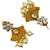 ​antique gold plated rubygreen  & gold meenakari necklace set with pearl drops.