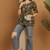women's pure cotton jaipuri printed short top