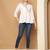women's pure cotton embroidered short top