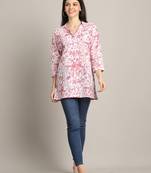 women's pure cotton jaipuri printed  tunic