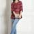 women's cotton tie-die printed  tunic