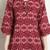 women's cotton tie-die printed  tunic