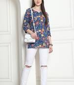 women's cotton jaipuri printed  tunic