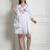 women's cotton brush printed western dress