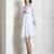 women's cotton brush printed western dress