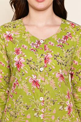 women's cotton jaipuri printed western dress 4